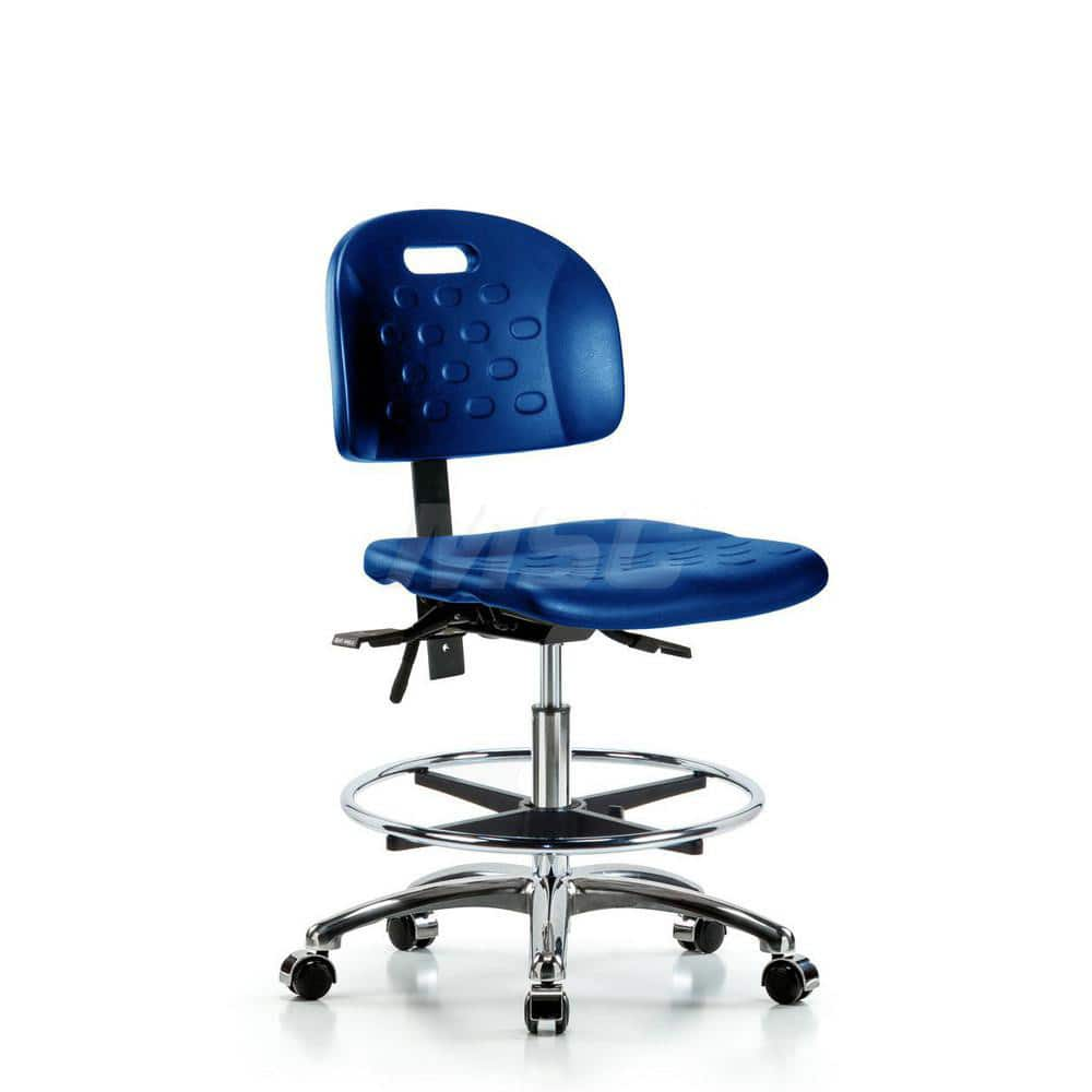 Task Chair: Polyurethane, Blue