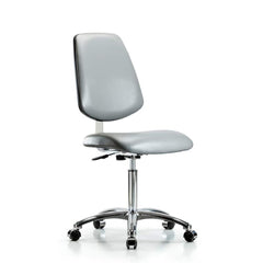 Task Chair: Vinyl, Sterling