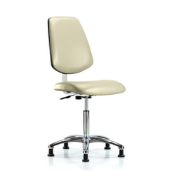 Task Chair: Vinyl, Adobe White