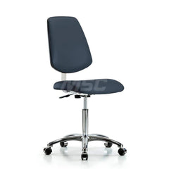 Task Chair: Vinyl, Imperial Blue