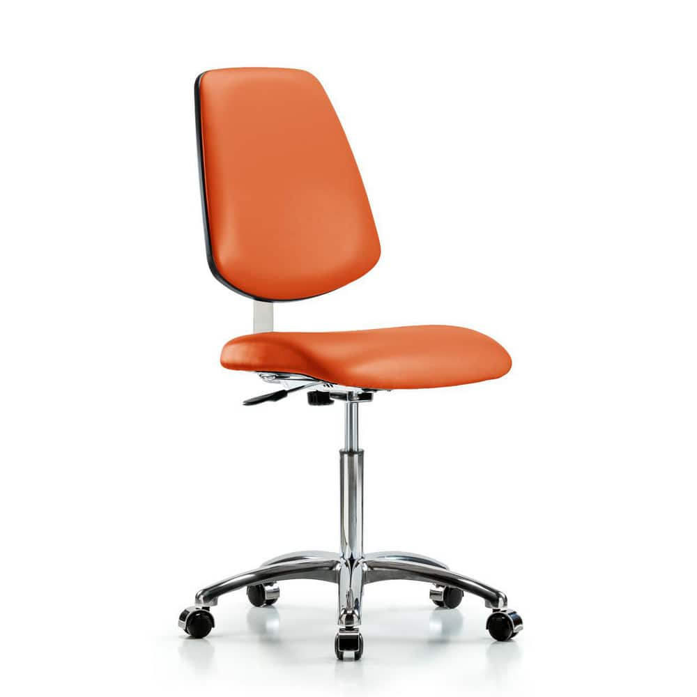 Task Chair: Vinyl, Orange Kist