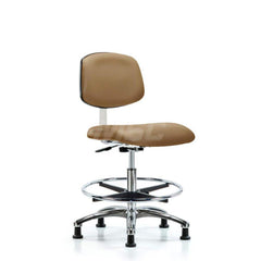 Task Chair: Vinyl, Taupe