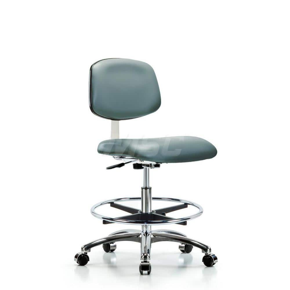 Task Chair: Vinyl, Storm