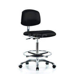 Task Chair: ESD Vinyl, Black