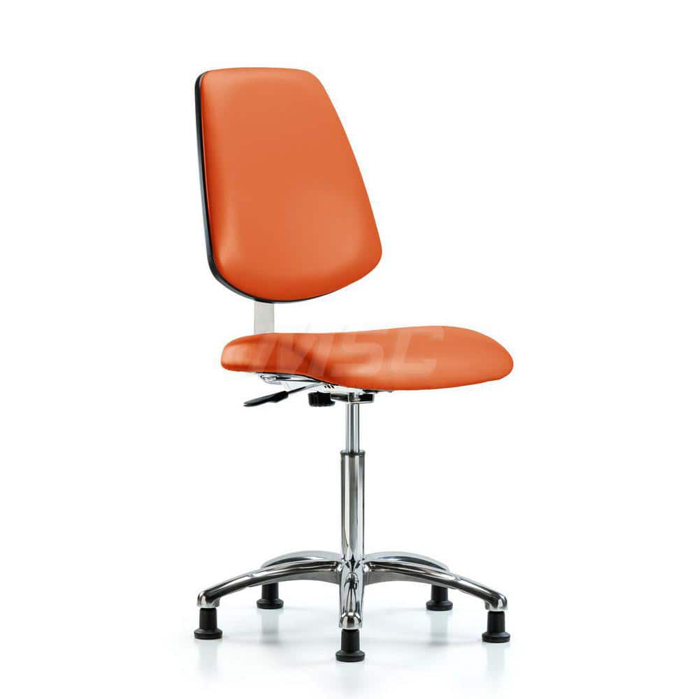 Task Chair: Vinyl, Orange Kist