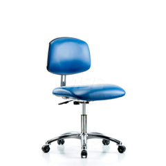 Task Chair: ESD Vinyl, Blue