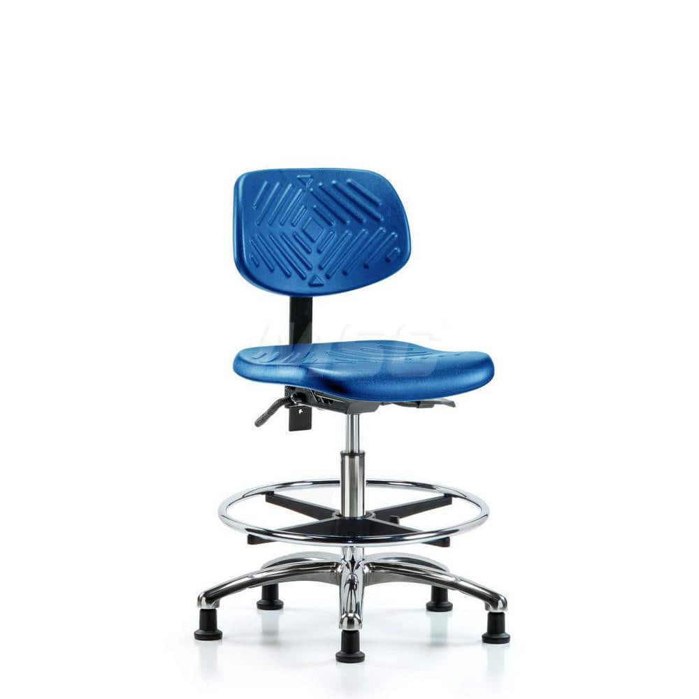 Task Chair: Polyurethane, Blue