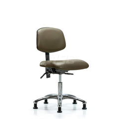 Task Chair: Vinyl, Taupe