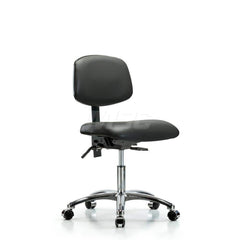 Task Chair: Vinyl, Carbon