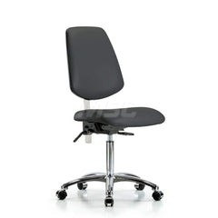 Task Chair: Vinyl, Charcoal