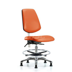 Task Chair: Vinyl, Orange Kist