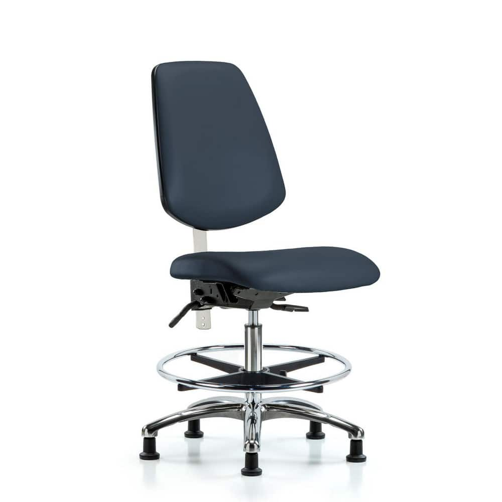 Task Chair: Vinyl, Imperial Blue