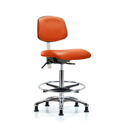 Task Chair: Vinyl, Orange Kist