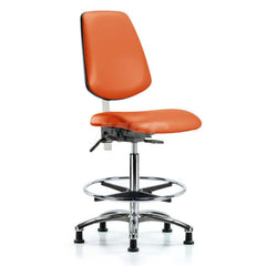 Task Chair: Vinyl, Orange Kist