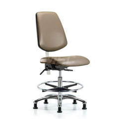 Task Chair: Vinyl, Taupe