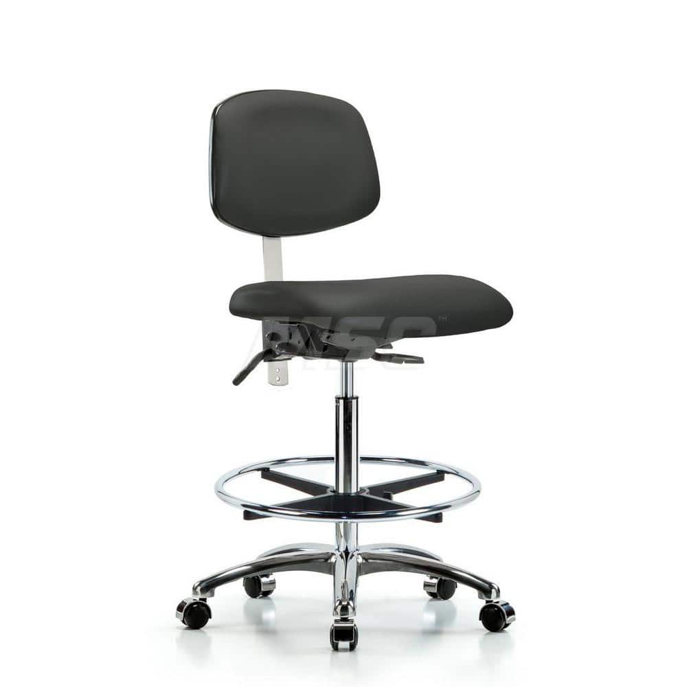 Task Chair: Vinyl, Charcoal