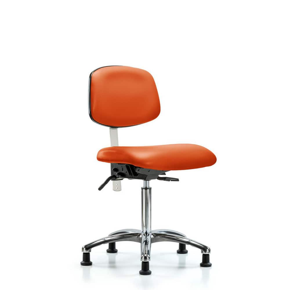 Task Chair: Vinyl, Orange Kist