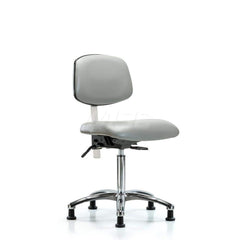 Task Chair: Vinyl, Dove