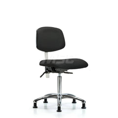 Task Chair: Vinyl, Black