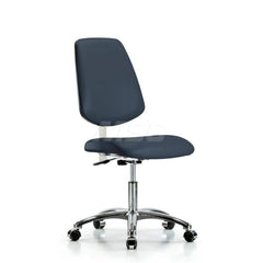 Task Chair: Vinyl, Imperial Blue