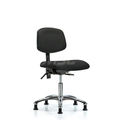 Task Chair: Vinyl, Black