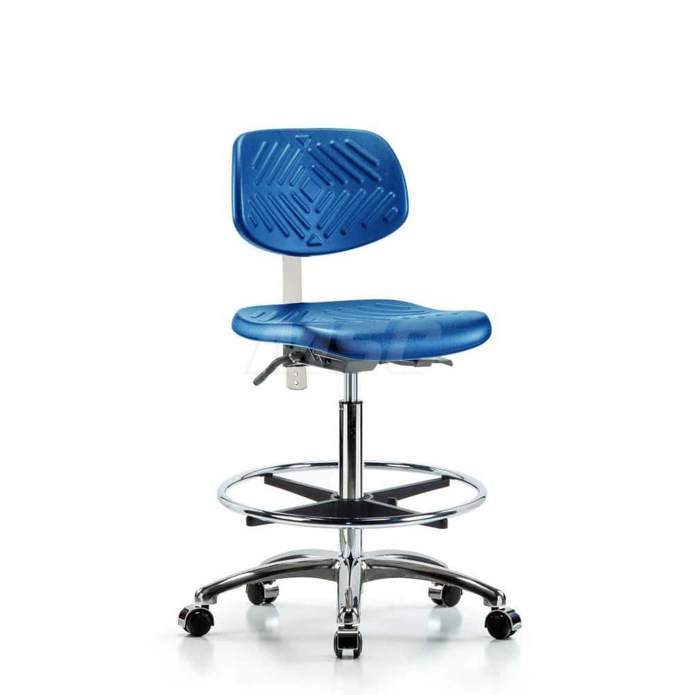 Task Chair: Polyurethane, Blue