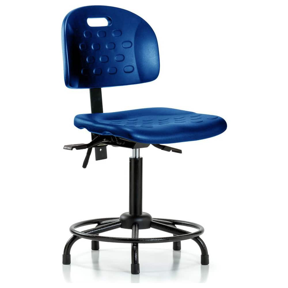 Task Chair: Polyurethane, Blue