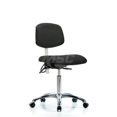 Task Chair: ESD Vinyl, Black