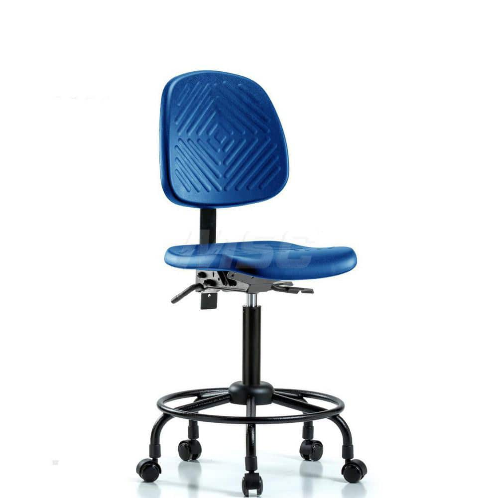 Task Chair: Polyurethane, Blue