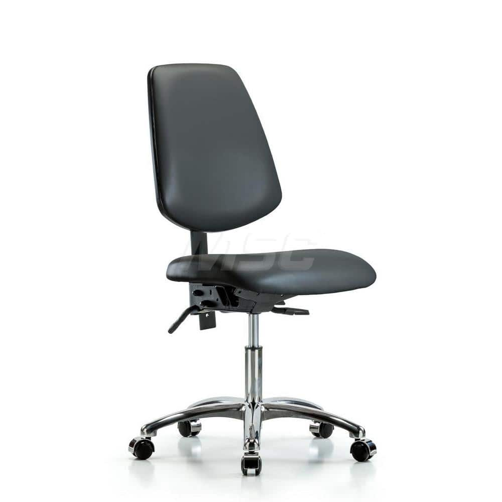 Task Chair: Vinyl, Carbon