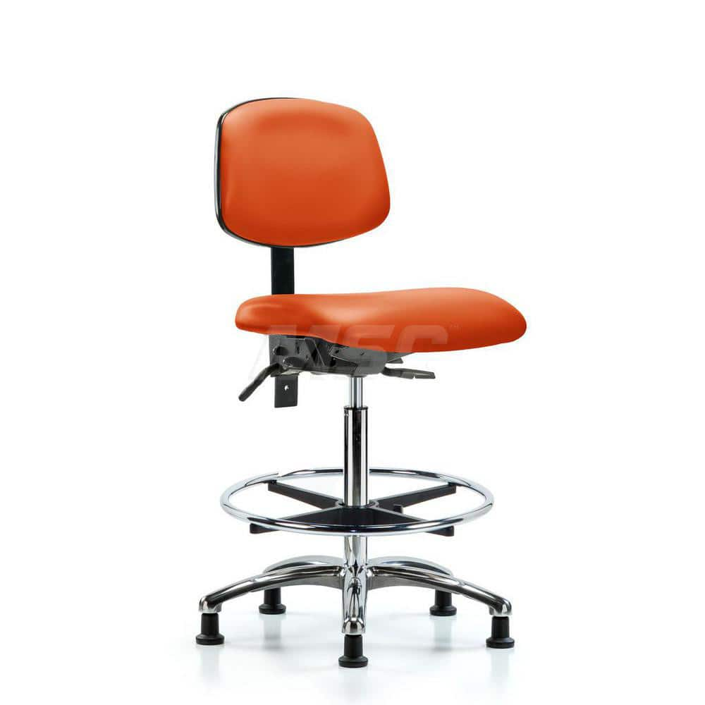 Task Chair: Vinyl, Orange Kist