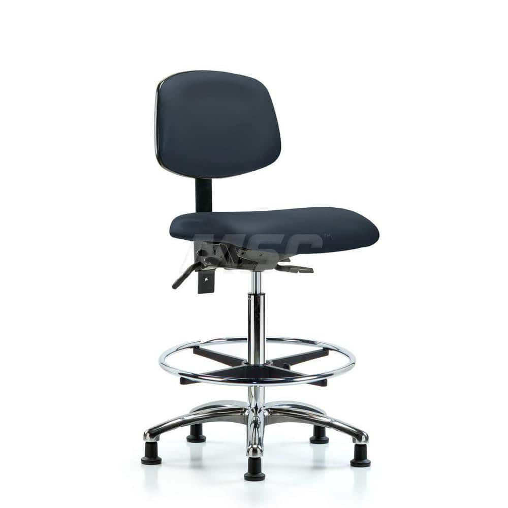 Task Chair: Vinyl, Imperial Blue