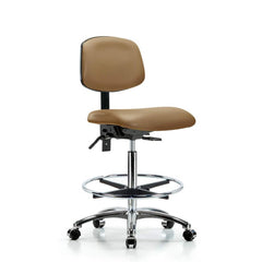 Task Chair: Vinyl, Taupe