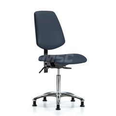 Task Chair: Vinyl, Imperial Blue