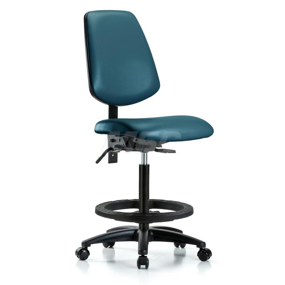 Task Chair: Vinyl, Marine Blue