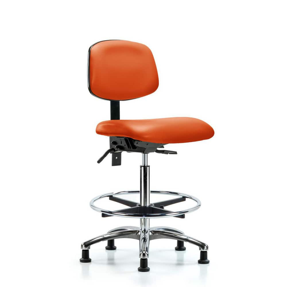 Task Chair: Vinyl, Orange Kist