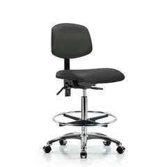 Task Chair: Vinyl, Charcoal