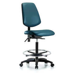 Task Chair: Vinyl, Marine Blue