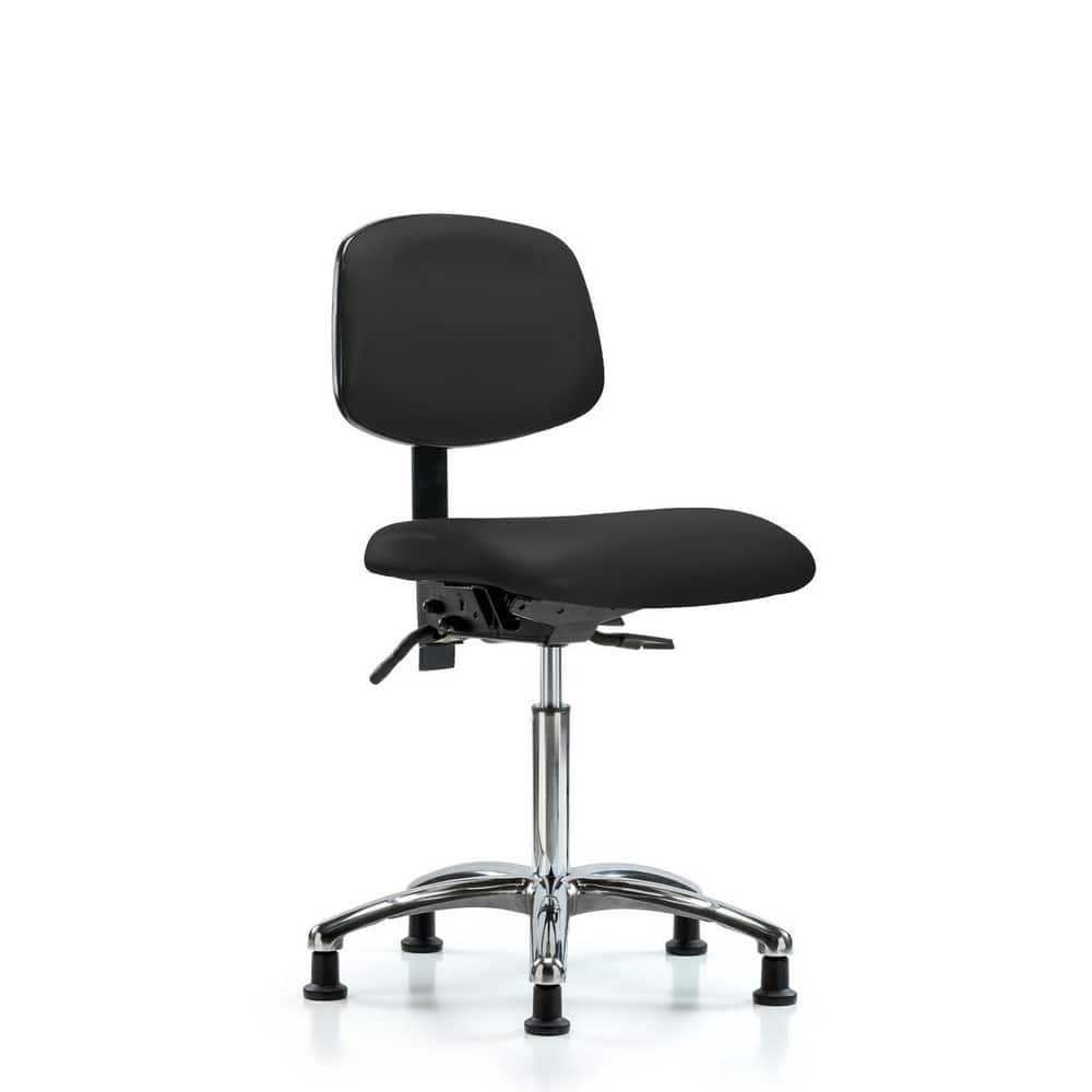 Task Chair: Vinyl, Black