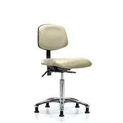 Task Chair: Vinyl, Adobe White