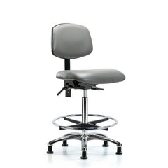 Task Chair: Vinyl, Sterling