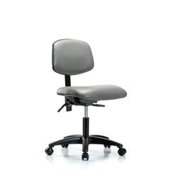 Task Chair: Vinyl, Sterling