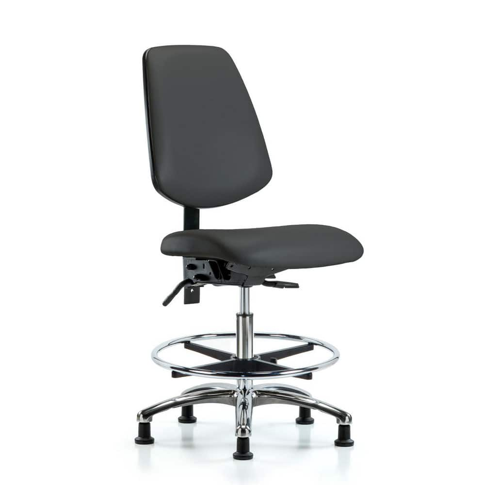 Task Chair: Vinyl, Charcoal