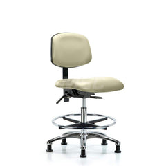 Task Chair: Vinyl, Adobe White