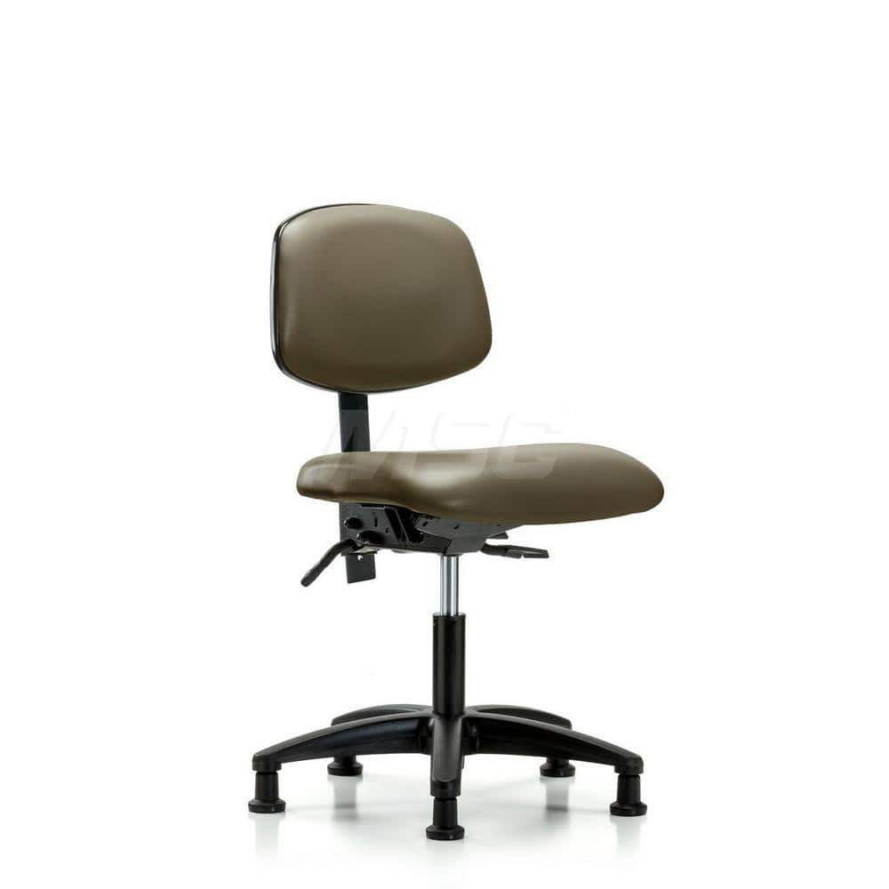 Task Chair: Vinyl, Taupe