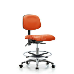 Task Chair: Vinyl, Orange Kist