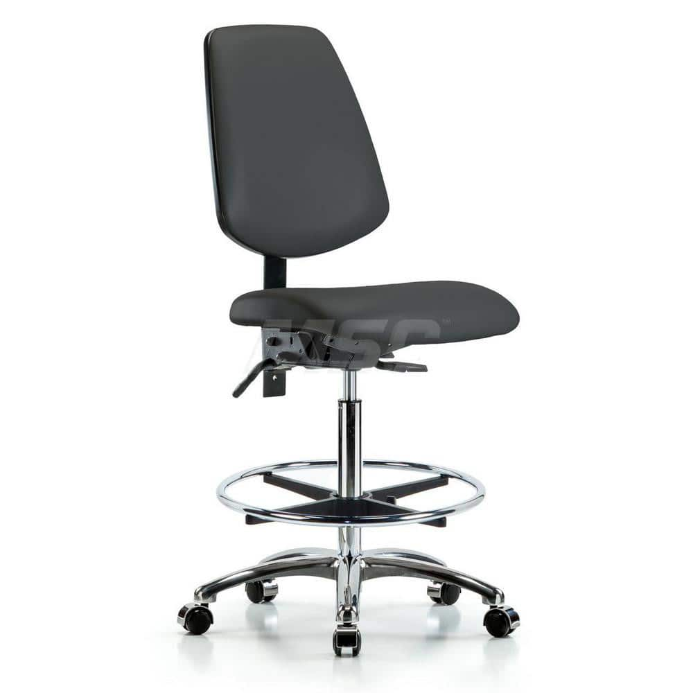 Task Chair: Vinyl, Charcoal