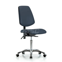 Task Chair: Vinyl, Imperial Blue