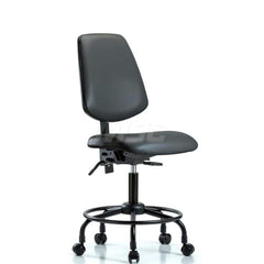 Task Chair: Vinyl, Carbon