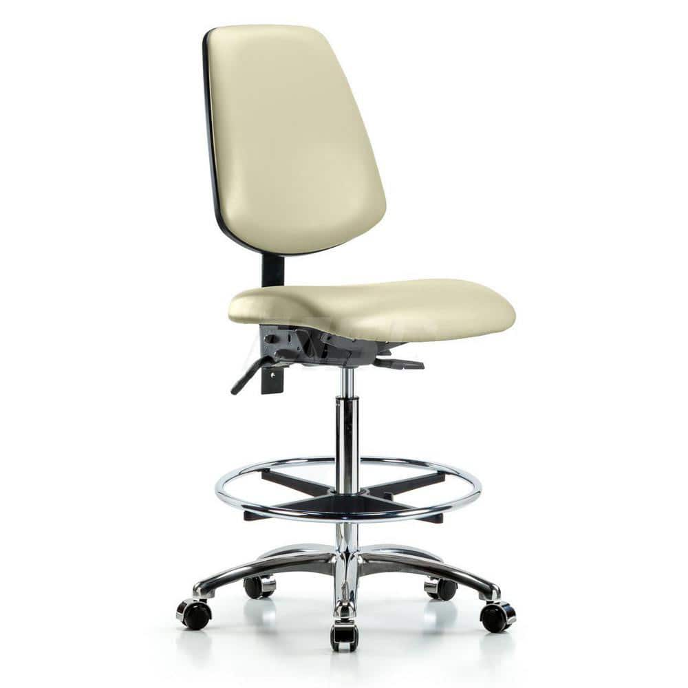 Task Chair: Vinyl, Adobe White